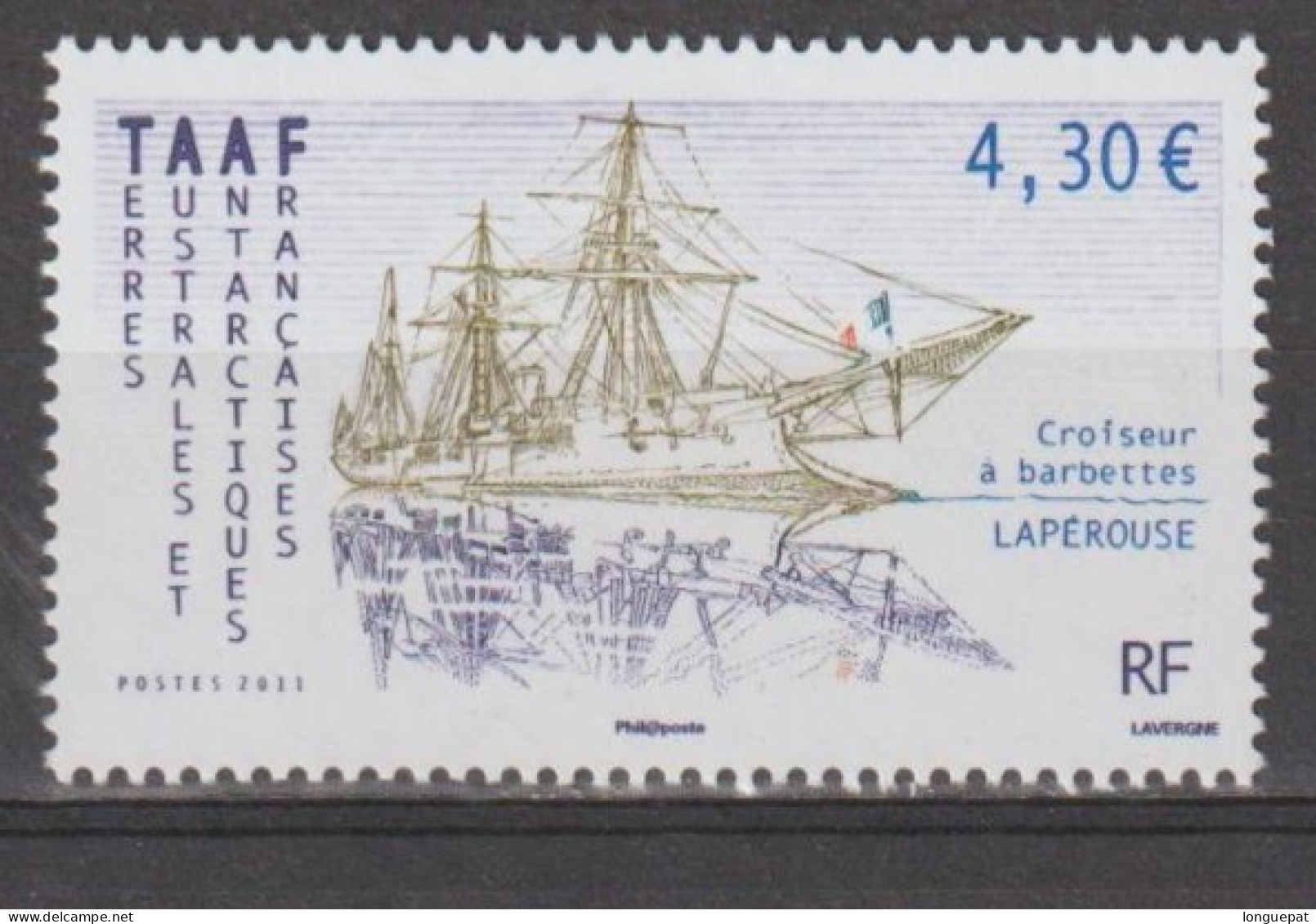 T.A.A.F - Bateau - Navire - Croiseur à Baebettes La Pérouse - - Unused Stamps