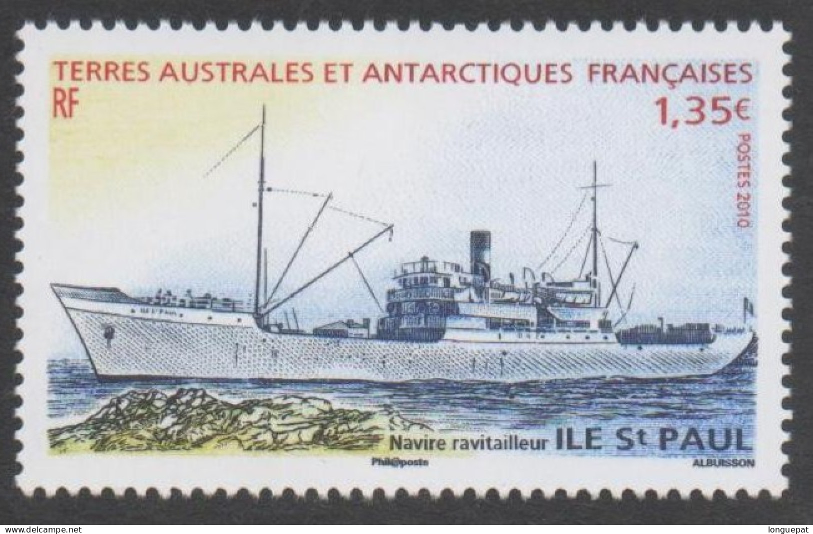 T.A.A.F - Bateau - Navire Ravitailleur "Île Saint Paul" - - Unused Stamps