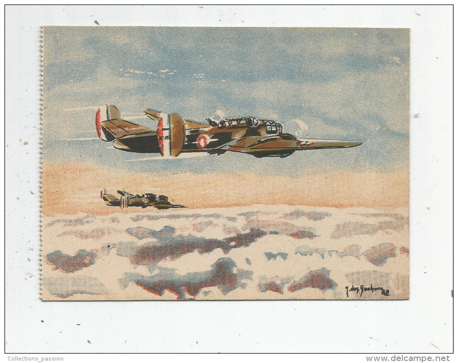 Cp , Aviation, Commandement à La Chasse Et Grande Reconnaissance, S.N.C.A.S.O. , Ed : Marcus N° 4, Illustrateur,  Signée - Autres & Non Classés