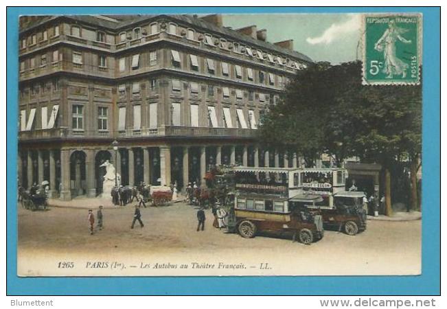 CPA 1265 - Les Autobus Du Théâtre Français  PARIS 1er - Distrito: 01