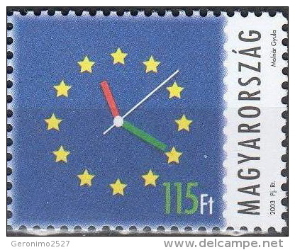 HUNGARY 2003 EVENTS The Admission Of Hungary In The EUROPEAN UNION - Fine Set MNH - Unused Stamps