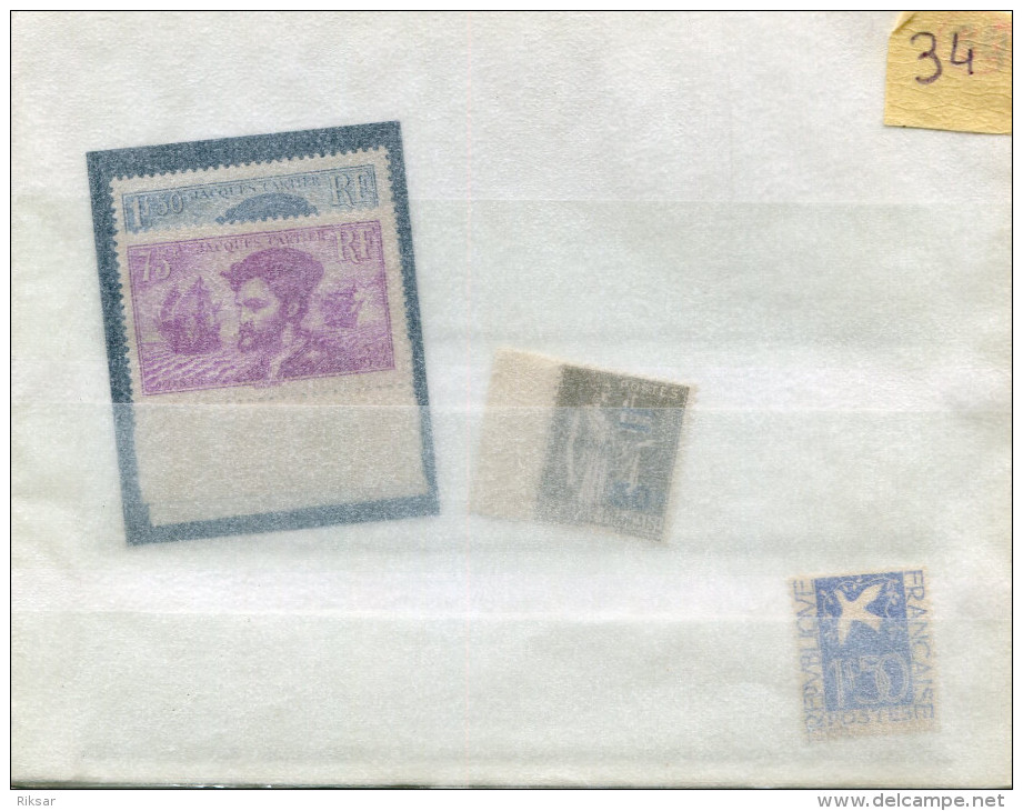 FRANCE(ANNEE COMPLETE 1934) NEUF LUXE(SANS JACQUARD) - ....-1939