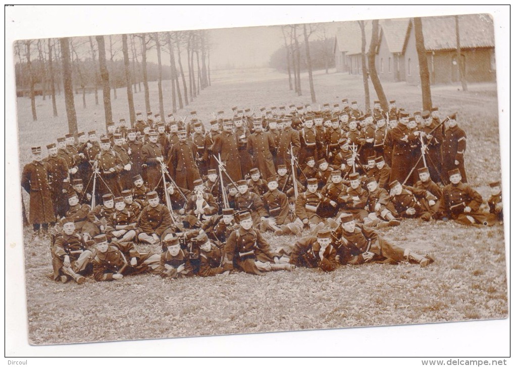 33240  -  Beverloo   école Régimentaire  5ème  Ligne -  Carte  Photo 1911 - Leopoldsburg (Camp De Beverloo)