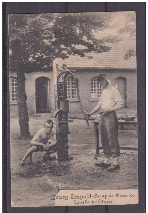 CP Bourg-Léopold.Lavabo Militaire. - Leopoldsburg (Camp De Beverloo)