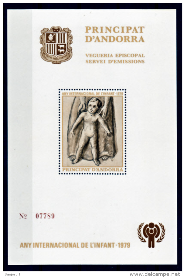 Andorre Viguerie épiscopale  Année De L'enfant 1979 Neuf ** MNH Sin Charmela - Episcopal Viguerie