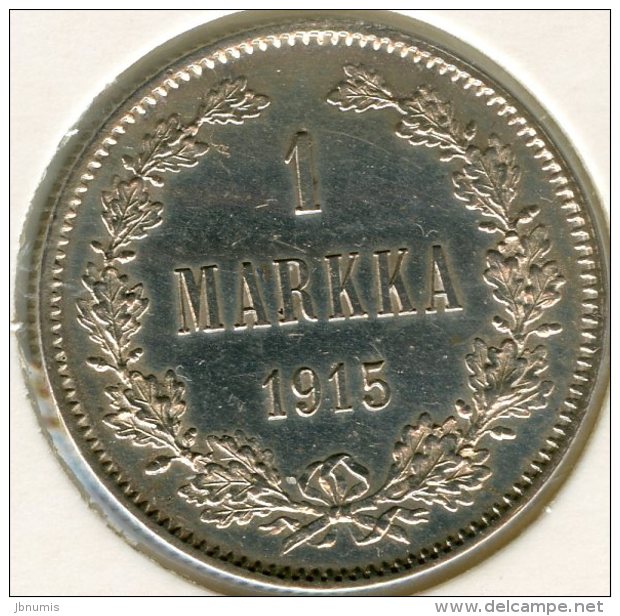 Finlande Finland 1 Markka 1915 S Argent KM 3.2 - Finlande