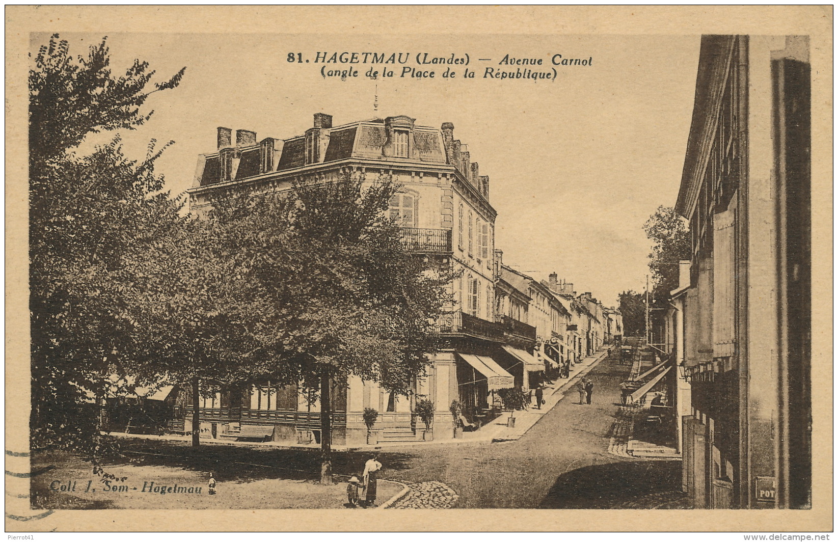 HAGETMAU - Avenue Carnot (angle De La Place De La République) - Hagetmau