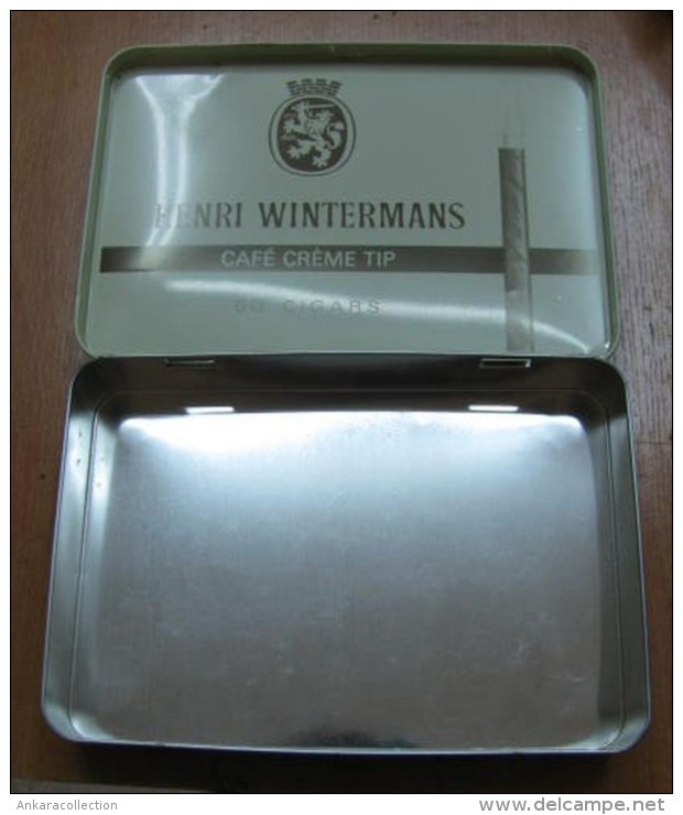 AC - HENRI WINTERMANS CAFE CREME TIP 50 CIGARS EMPTY TIN BOX