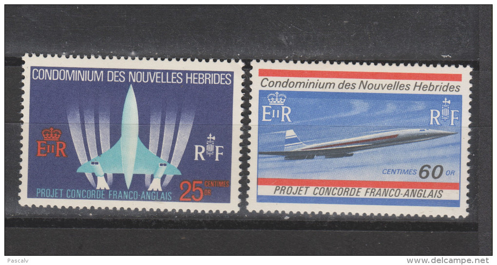 Yvert 276 / 277 * Neuf Charnière Concorde - Neufs