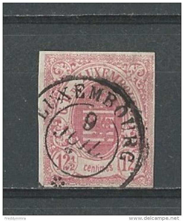 Luxembourg:  7 Oblit. Luxembourg - 1859-1880 Stemmi