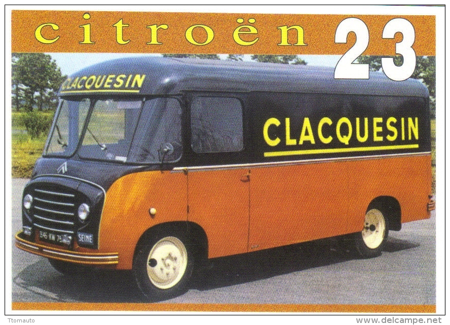 Citroen U23 Clacquesin Utilitaire    -  CPM - Voitures De Tourisme