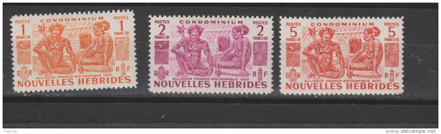 Yvert 152 - 153 - 154 * Neuf Charnière - Unused Stamps