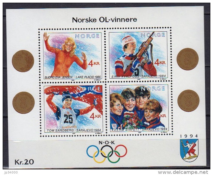 NORVEGE Jeux Olympiques Sarajevo 84.Yvert BF 11** MNH. Lake Placid 1980 - Hiver 1984: Sarajevo