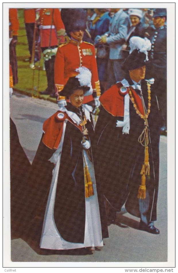 Bershire           Queen Elisabeth II And The Prince Philip At The Garter Ceremony - Windsor