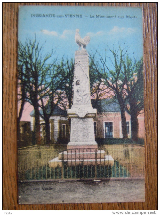 86 - Ingrandes : Monument Aux Morts # - Ingrandes