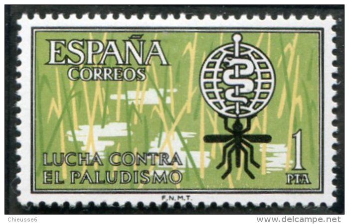 (cl.35 - P.55) Espagne * N° 1146 - Eradication Du Paludisme - Krankheiten