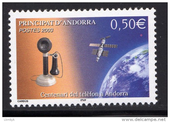 Andorre 2003.Centenaire Du Téléphone - Unused Stamps