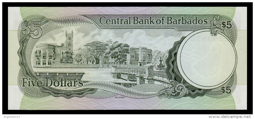 Barbados 5 Dollars 1975 P.32 UNC - Barbados