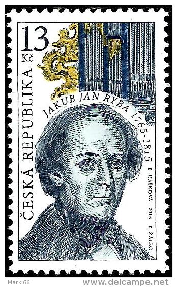 Czech Republic - 2015 - Personalities - Jakub Jan Ryba, Czech Composer - Mint Stamp - Neufs