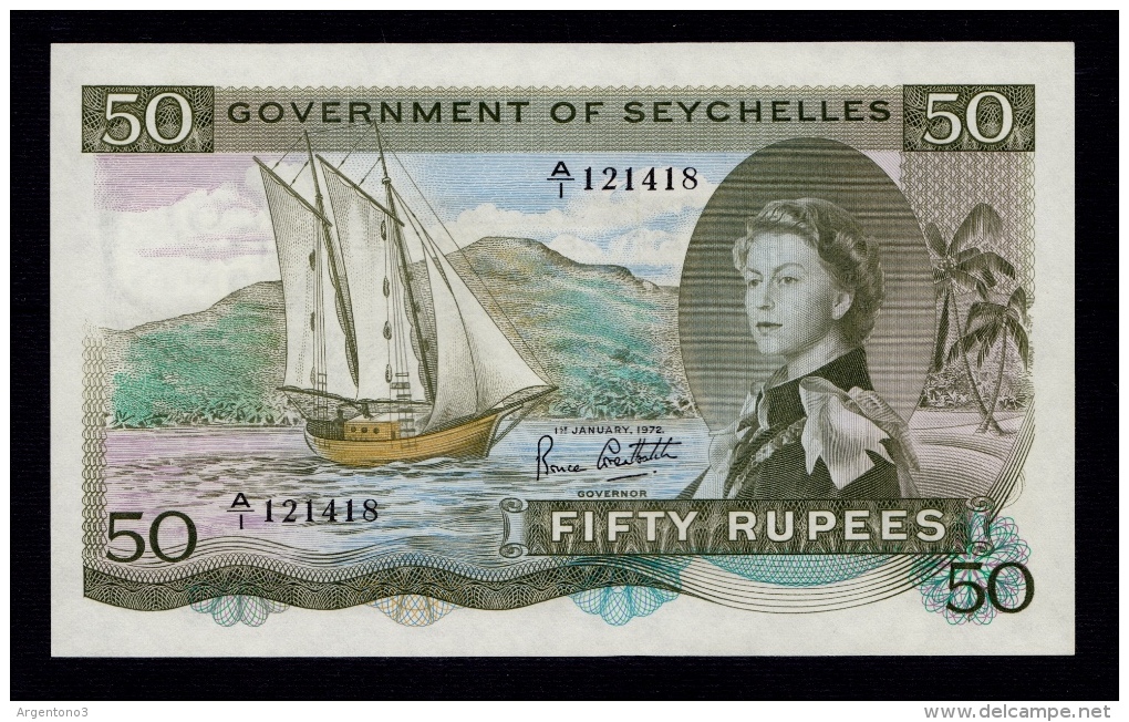 Seychelles 50 Rupees 1972 UNC - Seychellen