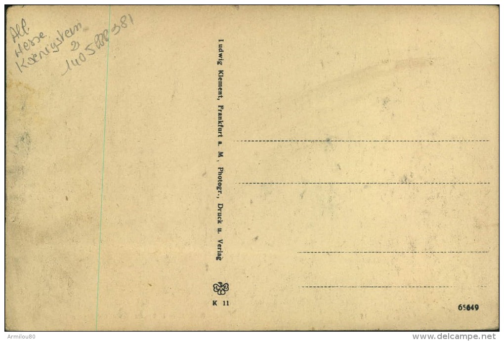 N°1404 PPP 381  KONIGSTEIN I TAUNUS VOM HILDALEMPEL KONIGETELNER HOF - Koenigstein