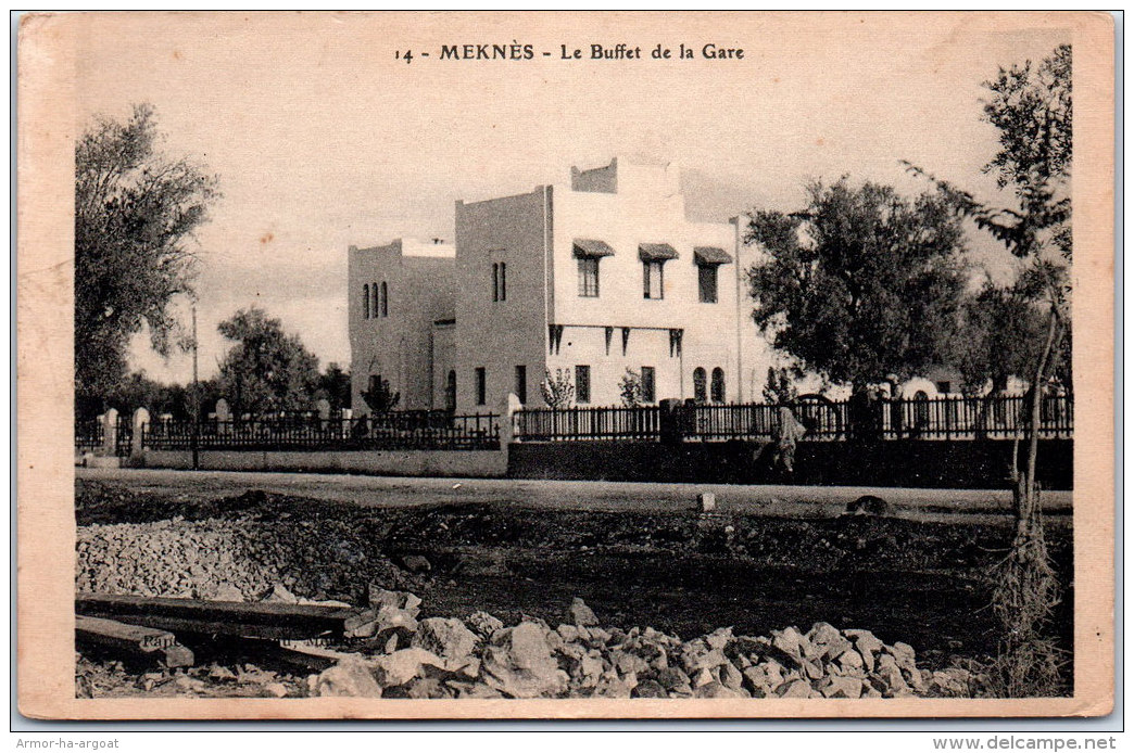 MAROC - MEKNES - Le Buffet De La Gare - Meknès