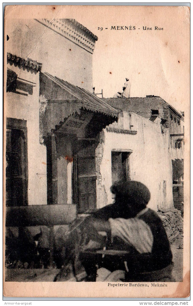 MAROC - MEKNES - Une Rue - Meknès