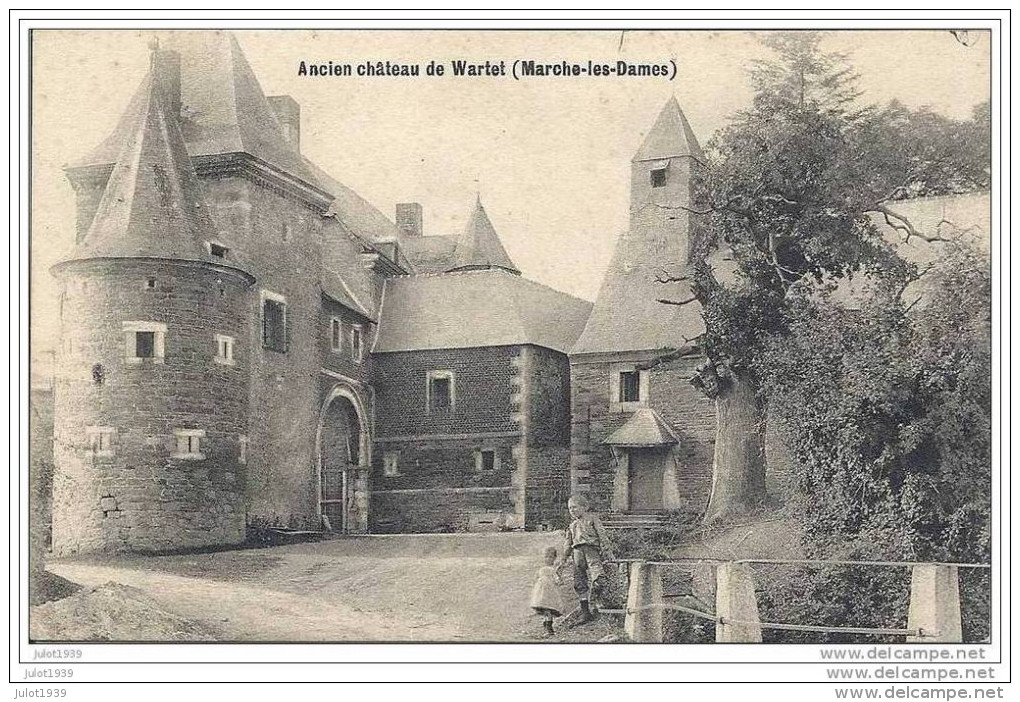 WARTET ..-- NAMUR ..-- Ancien Château . 1913 Vers FARCIENNES .  Voir Verso . - Namur