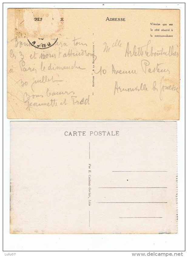 lot  5 cartes  Malo_les_bains