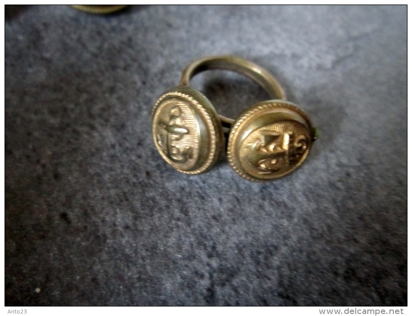 BOUTON MILITAIRE: MARINE / Bouton De Manchette Matelot - Buttons