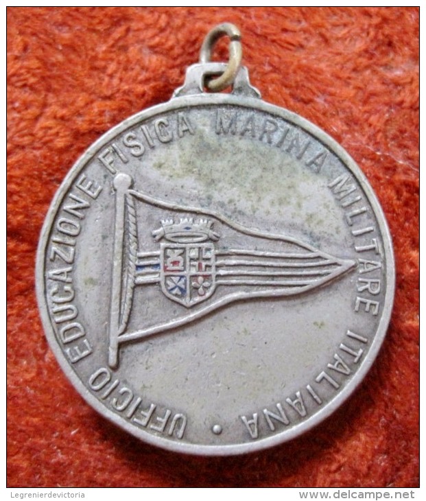 C5 / Médaille - Medaglia Ufficio Educazione Fisica Marina Militare Italiana - Marine Militaire Italienne - Autres & Non Classés