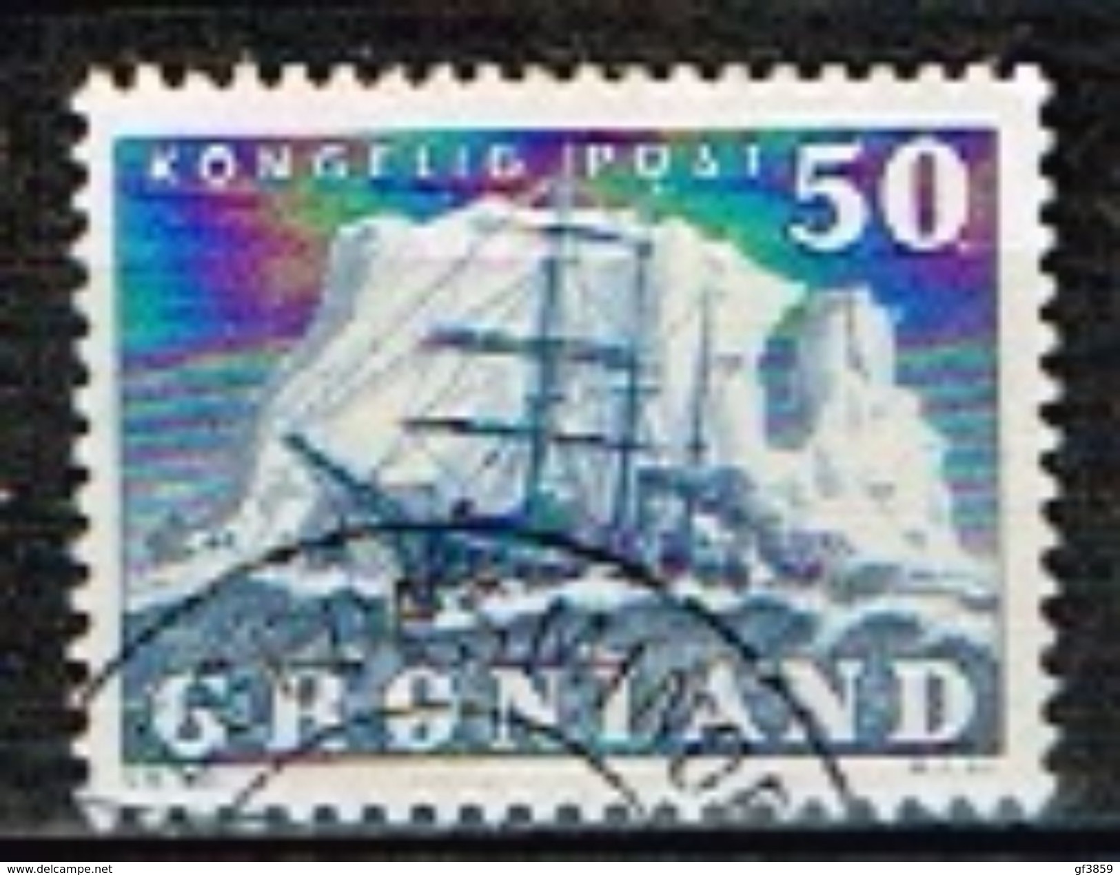 GROENLAND /Oblitérés/Used/1950/59 - Série Courante/Bâteau Gustav Holm - Used Stamps