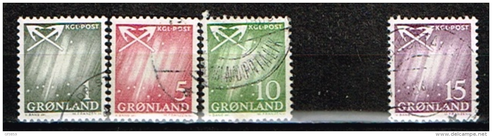 GROENLAND /Oblitérés/Used/1963 - Série Courante/ Grande Ourse - Used Stamps