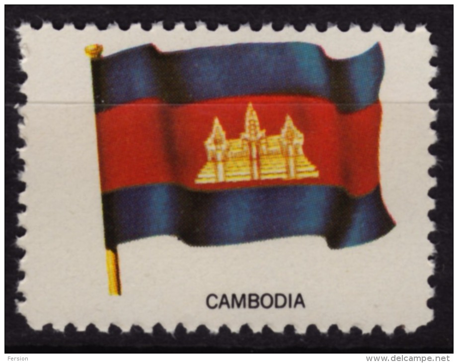 Cambodia Kampuchea / Cinderella Label Vignette - MNH / USA Ed. 1965. - Cambodia