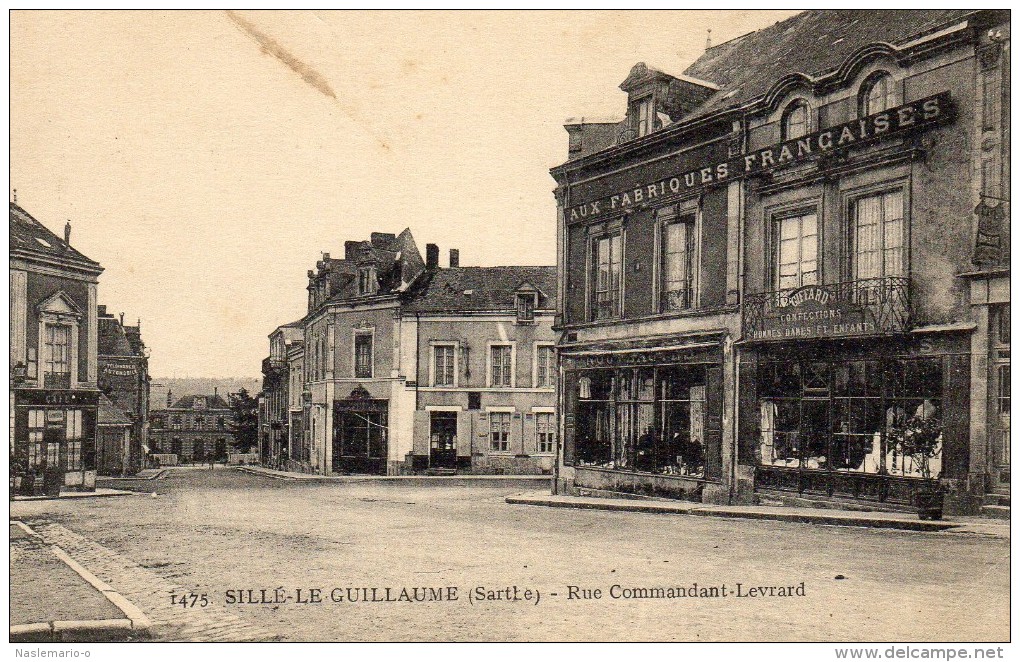 CPA SILLE LE GUILLAUME 72 Rue Commandant Levrard - Sille Le Guillaume