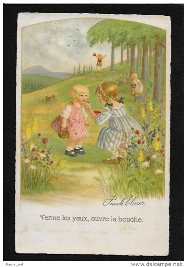 CPA Illustrateur Pauli EBNER Enfants Art Nouveau écrite N° 1031 - Ebner, Pauli