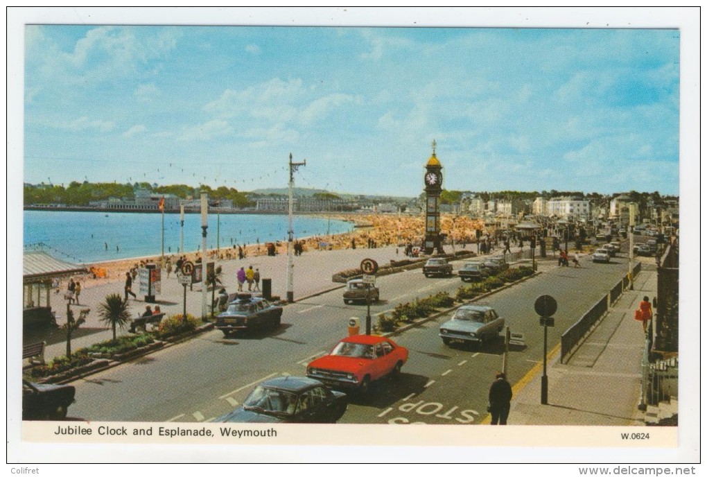 Dorset            Weymouth        Jubilee Clock And Esplanade - Weymouth