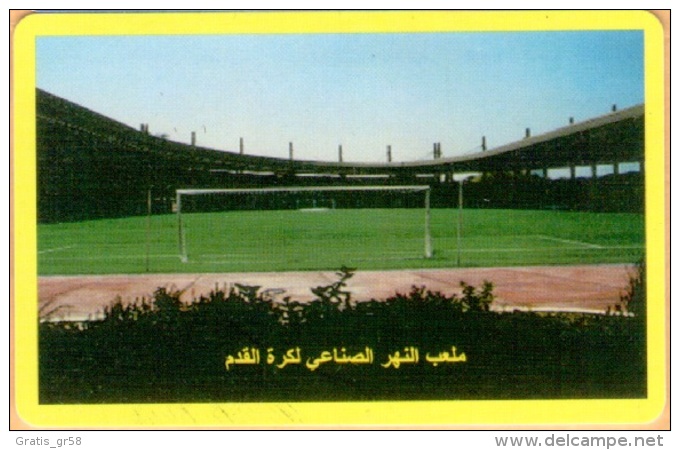 Libya - LBY-04, Yellow - Football Stadium - Libyen