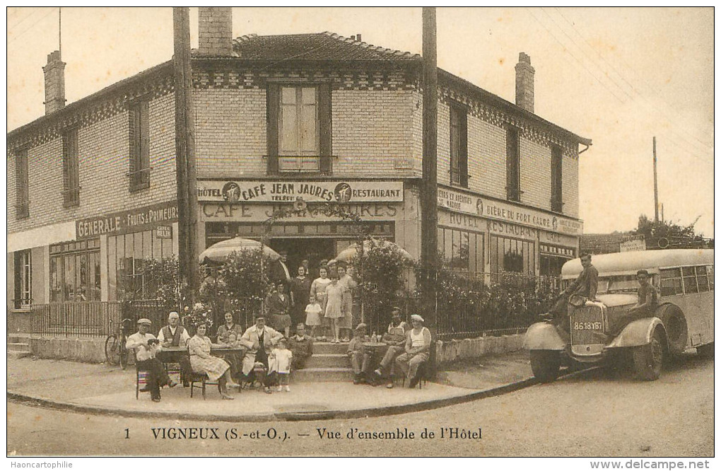Vigneux : Café Jean Jaures : Autobus - Vigneux Sur Seine
