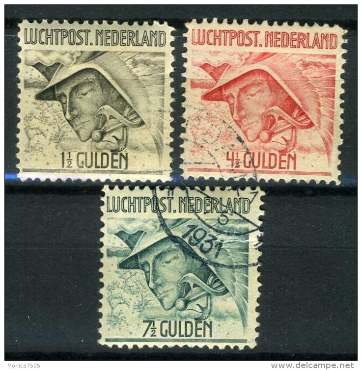 PAYS-BAS ( AERIEN  ) : Y&amp;Y N°  6/8  TIMBRES  BIEN  OBLITERES , A  VOIR . - Luftpost