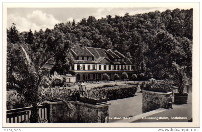 Harzgerode Alexisbad - S/w Genesungsheim Badehaus - Harzgerode