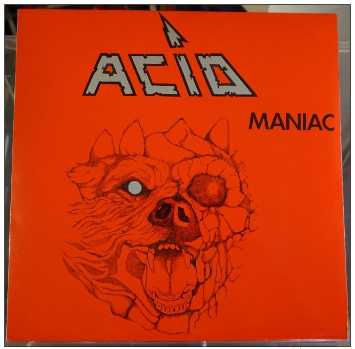 ACID - 33 LP Giant G712 - MANIAC - 1983 - NM/NM - Hard Rock & Metal