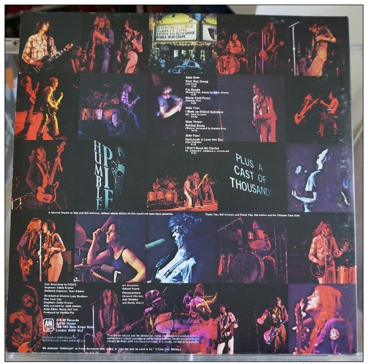 HUMBLE PIE - 33 Double LP AMLH 63506-1 - PERFORMANCE - 1971 - NM/NM - Rock