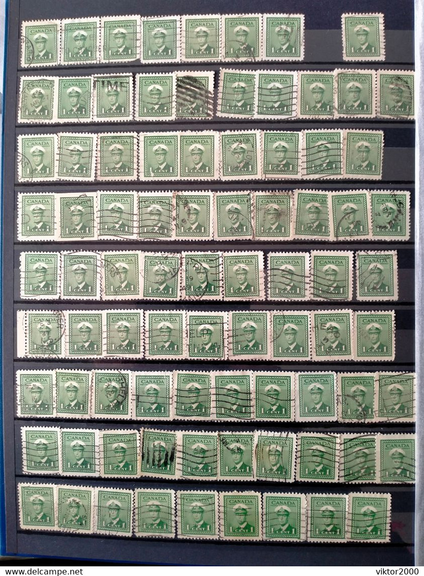 Collection.stamp .Canada, Without Album - Collections