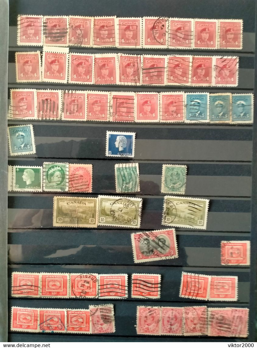 Collection.stamp .Canada, Without Album - Collections