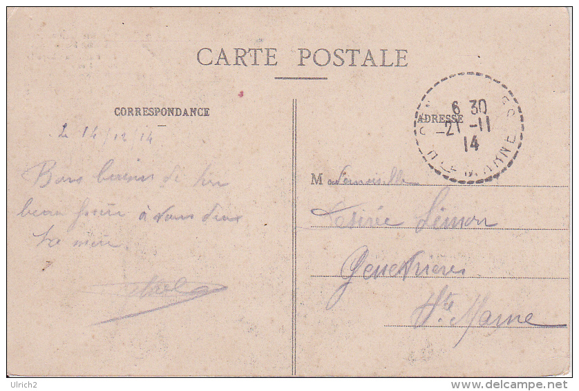 CPA Gerbéviller - La Chapelle Du Château - La Guerre En Lorraine En 1914 - Poste Militaire - 1914 (22641) - Gerbeviller