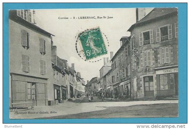 CPA 8 - Rue St-Jean LUBERSAC 19 - Sonstige & Ohne Zuordnung