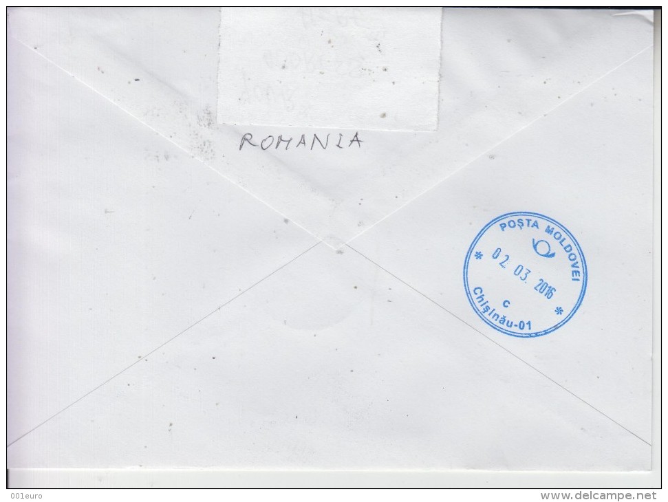 ROMANIA : HONEY BEES Cover Circulated To MOLDOVA - Envoi Enregistre! Registered Shipping! - Abeilles