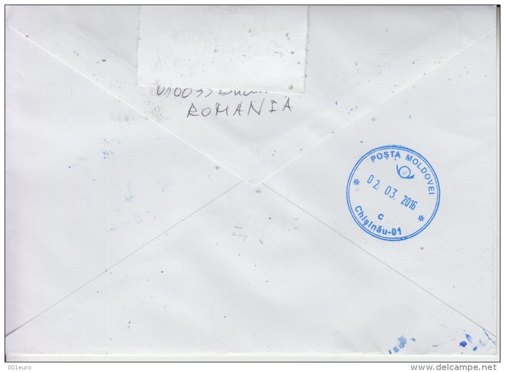 ROMANIA : 85 YEARS RADIO Cover Circulated To MOLDOVA - Envoi Enregistre! Registered Shipping! - Usado