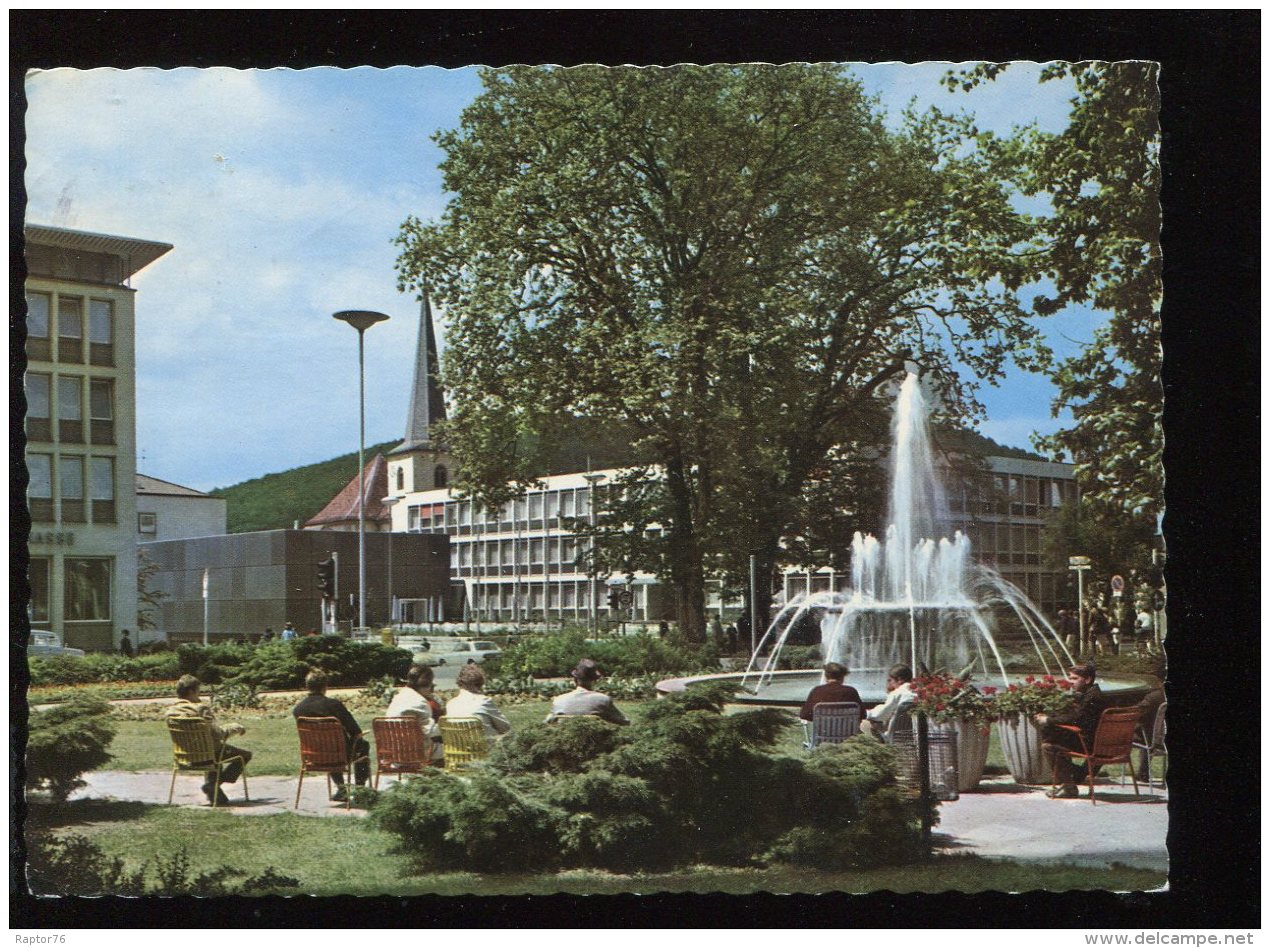 CPM Animée Allemagne BAD KISSINGEN Blick Zum Landratsamt Rosengarden - Bad Kissingen